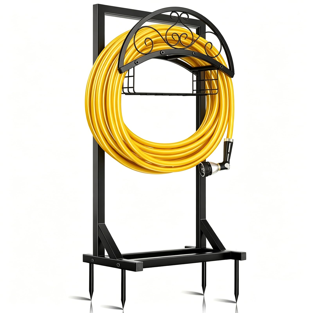 Ford Harvest Garden Heavy Duty Hose Hanger Gray