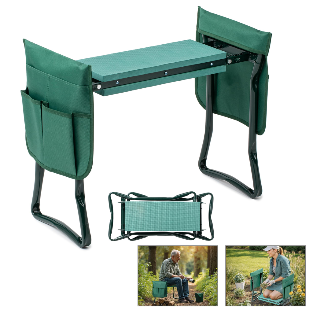 Ford Harvest Garden Deluxe Kneeler Stool Black
