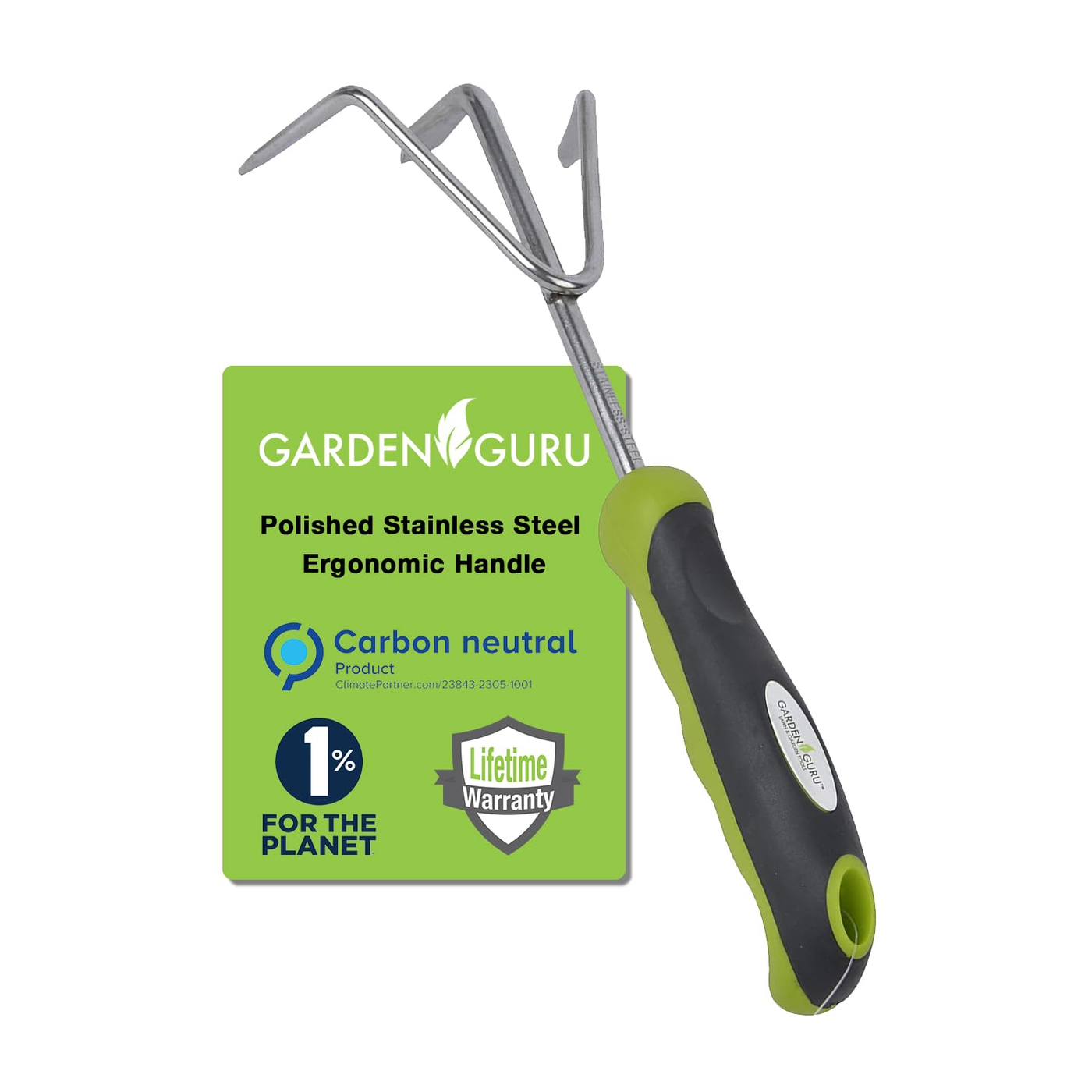 Garden Hand Cultivator - Stainless